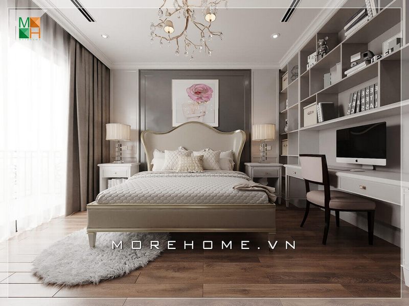 21 Mẫu bàn làm việc ấn tượng trong phòng ngủ cho căn hộ| MOREHOME