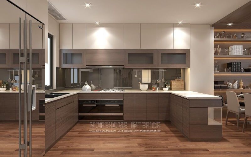 Nếu bạn băn khoăn không biết giá tủ bếp đẹp này như thế nào, hãy liên hệ với Morehome.