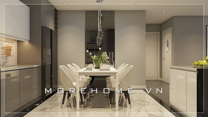 Tuyển chọn #23 phòng ăn độc đáo trong thiết kế căn hộ chung cư tại Hải Phòng