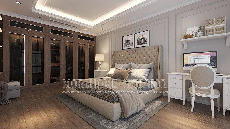Thêm nhiều ý tưởng mẫu giường ngủ độc đáo cho phòng ngủ chung cư cao cấp